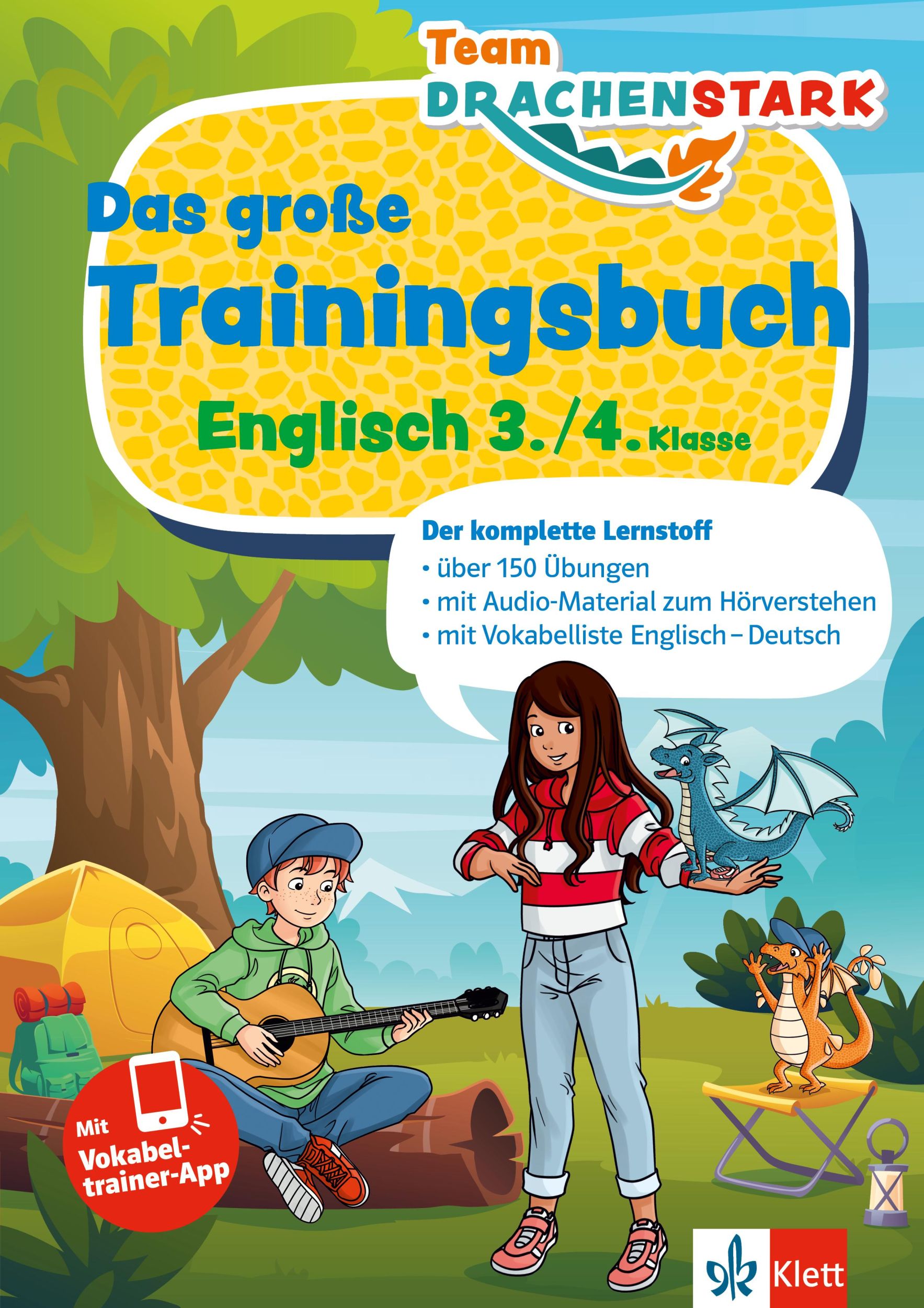 Cover: 9783129498194 | Team Drachenstark: Das große Trainingsbuch Englisch 3./4. Klasse