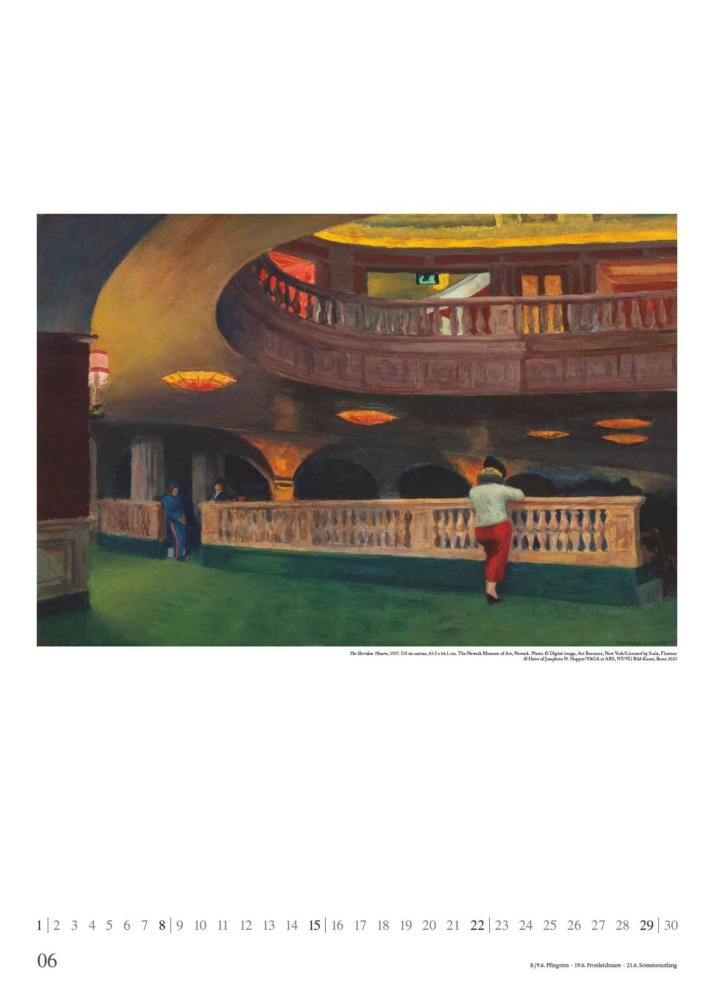 Bild: 4250809653259 | DUMONT - Edward Hopper 2025 Wandkalender, 50x70cm, Posterkalender...