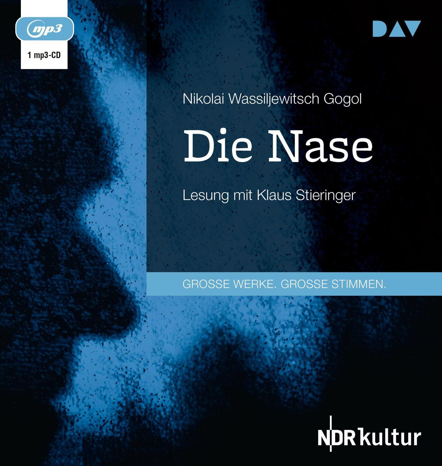 Cover: 9783742430298 | Die Nase | Lesung mit Klaus Stieringer (1 mp3-CD) | Gogol | 1 CD