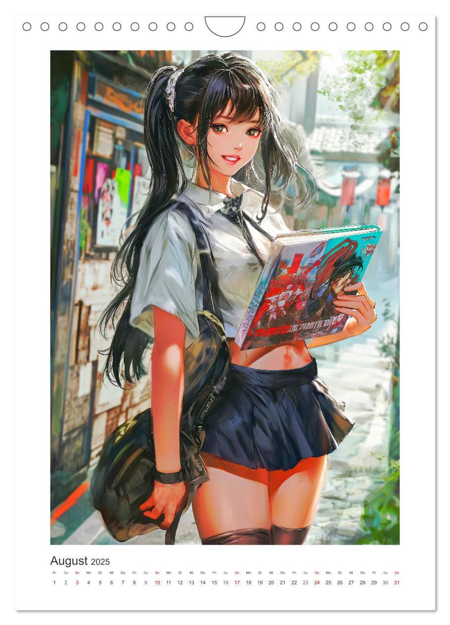 Bild: 9783383810770 | Manga-Girls. Coole Comics mit Ausstrahlungskraft (Wandkalender 2025...