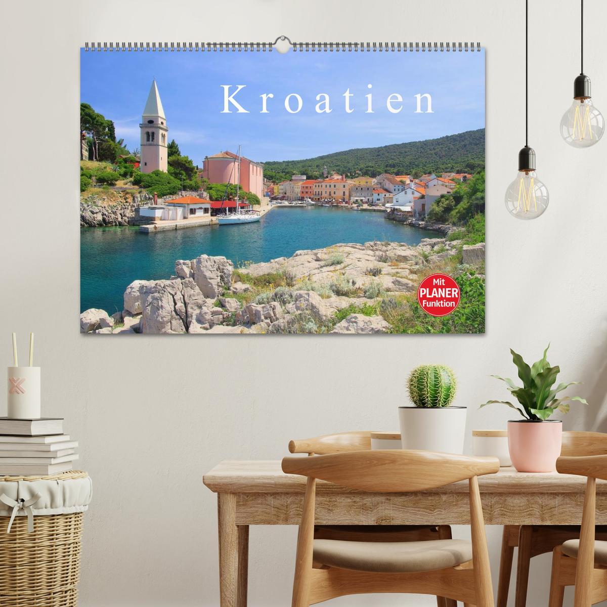 Bild: 9783435511617 | Kroatien (Wandkalender 2025 DIN A2 quer), CALVENDO Monatskalender