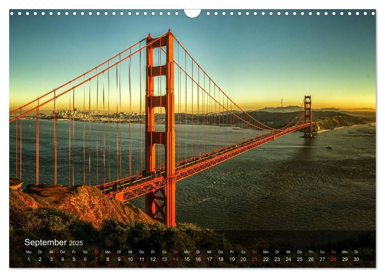 Bild: 9783435621255 | San Francisco Impressionen Tag und Nacht (Wandkalender 2025 DIN A3...