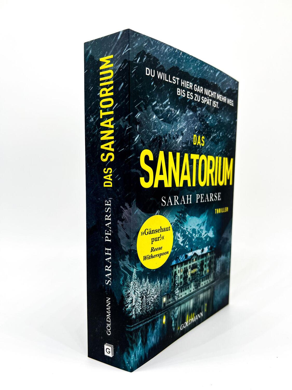 Bild: 9783442206353 | Das Sanatorium | Thriller. - Reese Witherspoon Buchclub-Auswahl | Buch