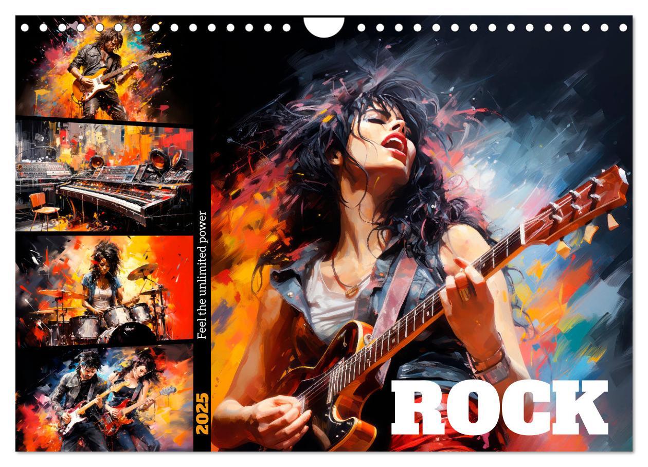 Cover: 9781325999859 | ROCK Feel the unlimited power (Wall Calendar 2025 DIN A4...