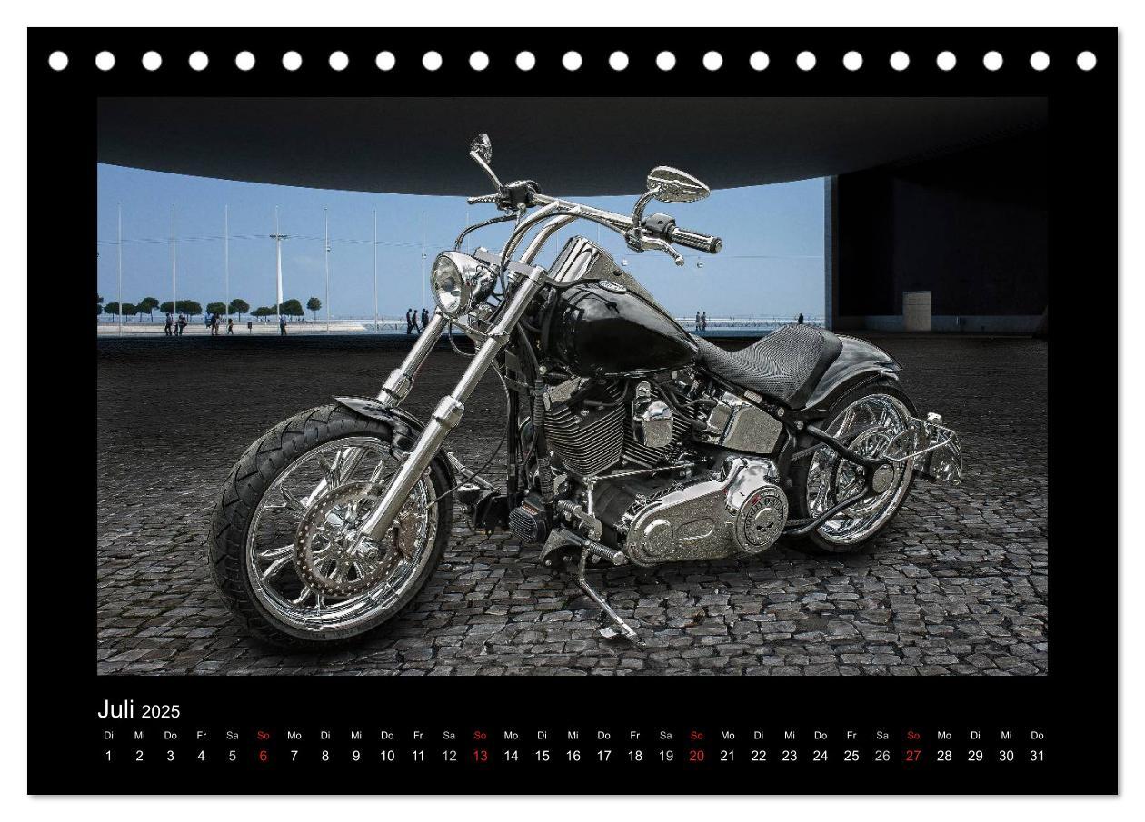 Bild: 9783435707973 | Motorrad-Träume ¿ Chopper und Custombikes (Tischkalender 2025 DIN...