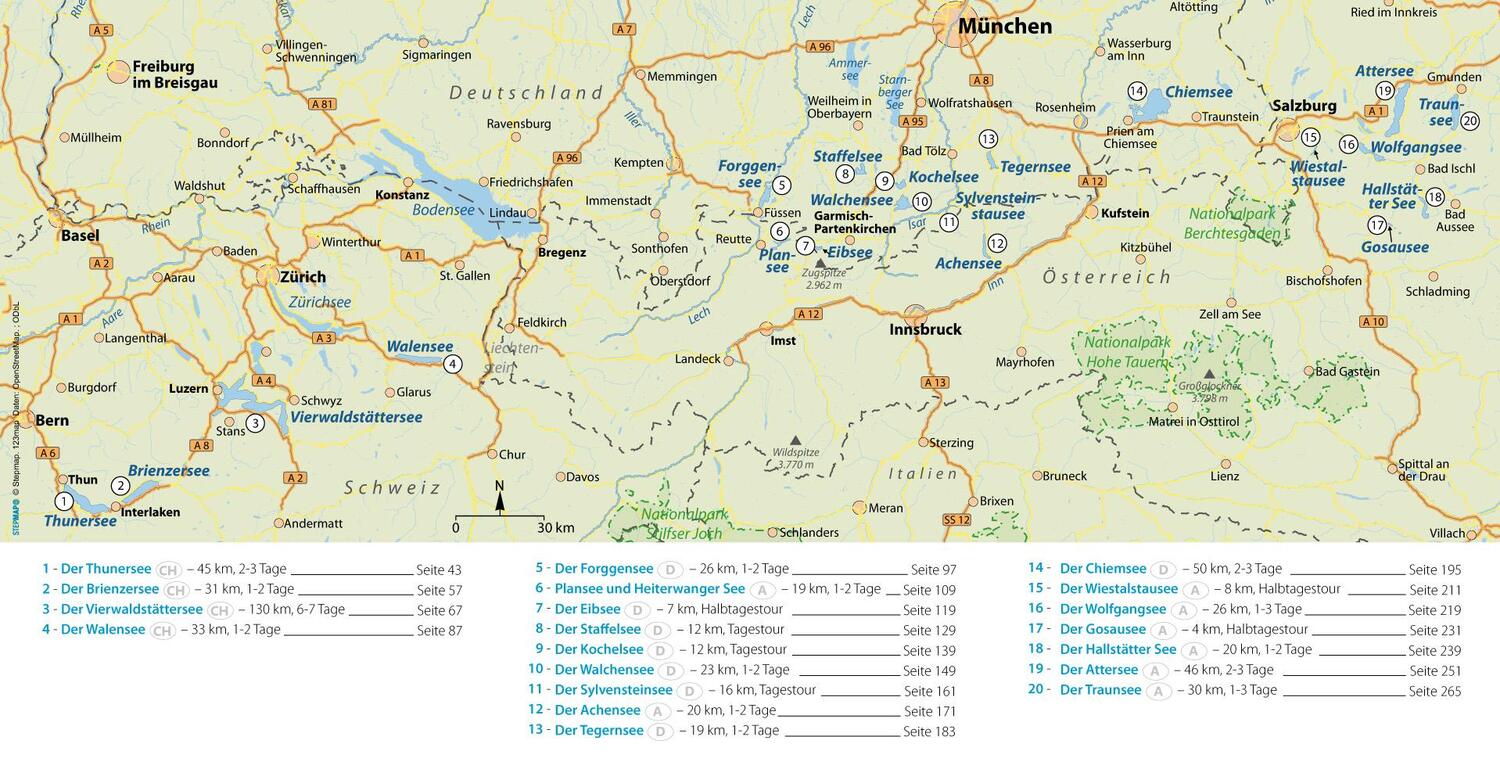 Bild: 9783934014732 | Kanu Kompass Nördliche Alpenseen | Björn Nehrhoff von Holderberg