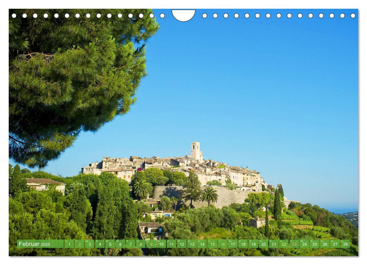 Bild: 9783383776588 | Lebendige Cote d'Azur: Die azurblaue Küste (Wandkalender 2025 DIN...