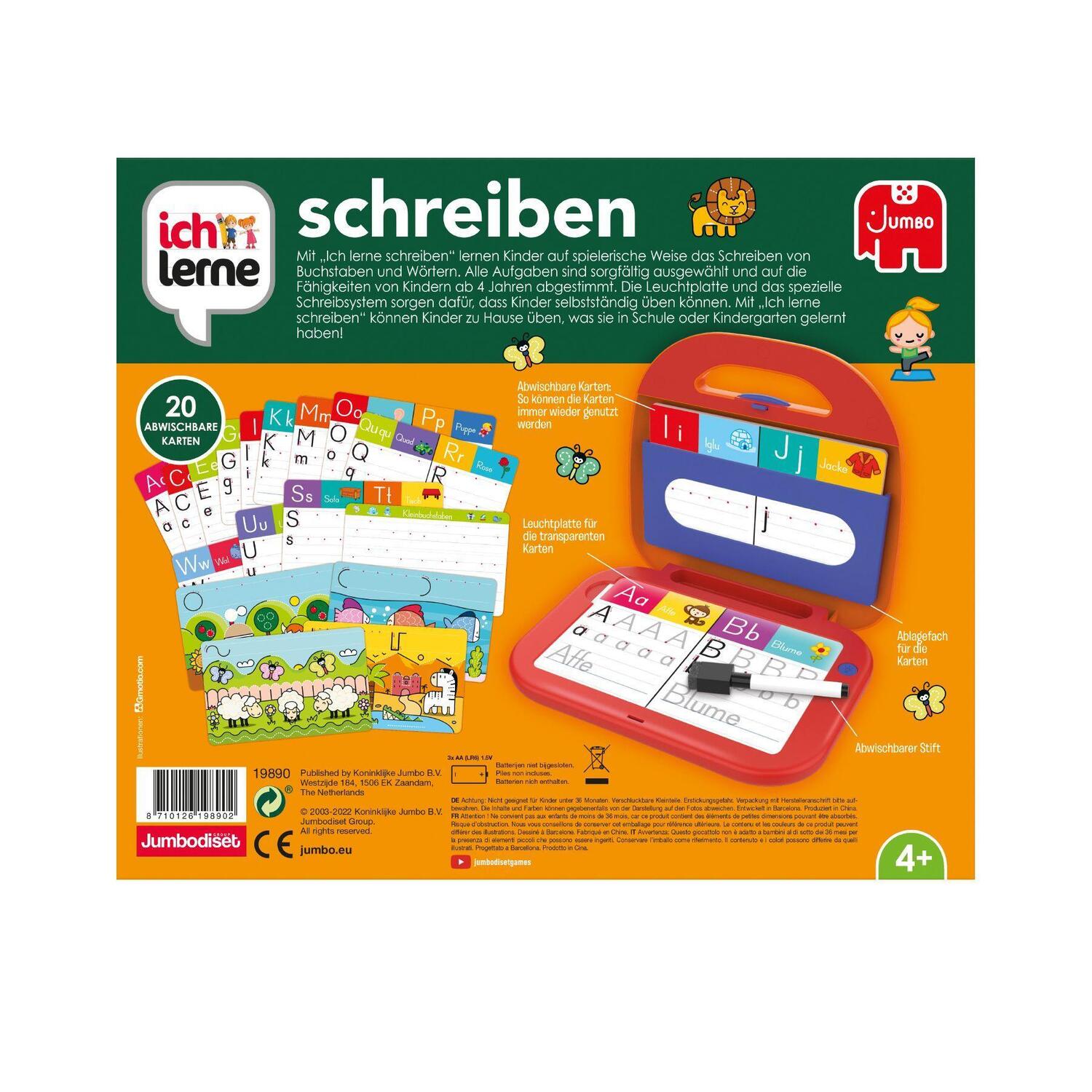 Bild: 8710126198902 | ich lerne schreiben | Spiel | Deutsch | 2022 | Jumbo Spiele GmbH