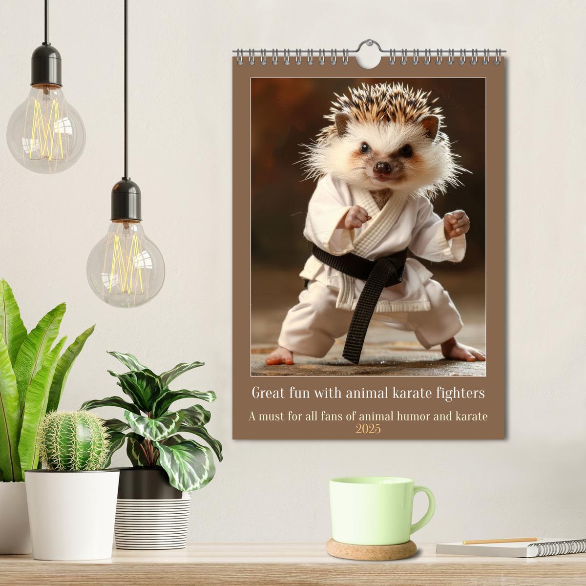 Bild: 9781325984640 | Great fun with animal karate fighters (Wall Calendar 2025 DIN A4...