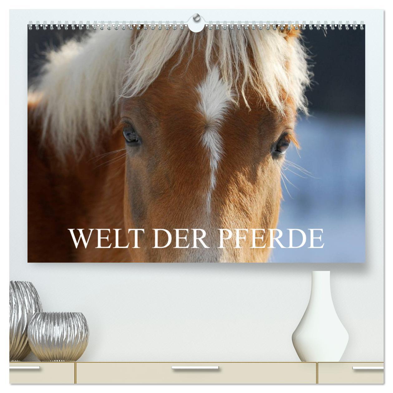 Cover: 9783435701148 | Welt der Pferde (hochwertiger Premium Wandkalender 2025 DIN A2...