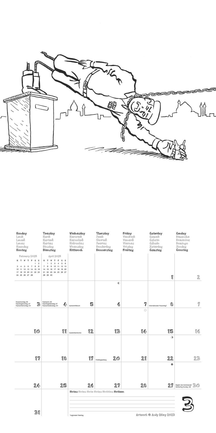 Bild: 4002725987938 | Bunny Suicides 2025 - Wand-Kalender - Broschüren-Kalender - 30x30 -...