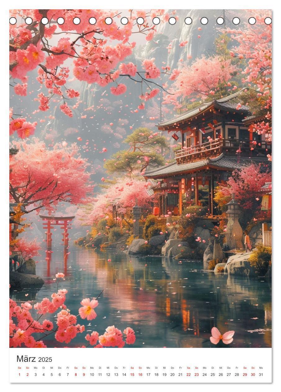 Bild: 9783383816154 | Japan. Impressionen im Aquarell-Stil (Tischkalender 2025 DIN A5...