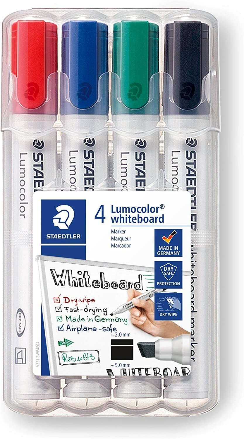 Cover: 4007817314302 | STAEDTLER Whiteboardmarker Lumocolor 4er Set | STAEDTLER Lumocolor