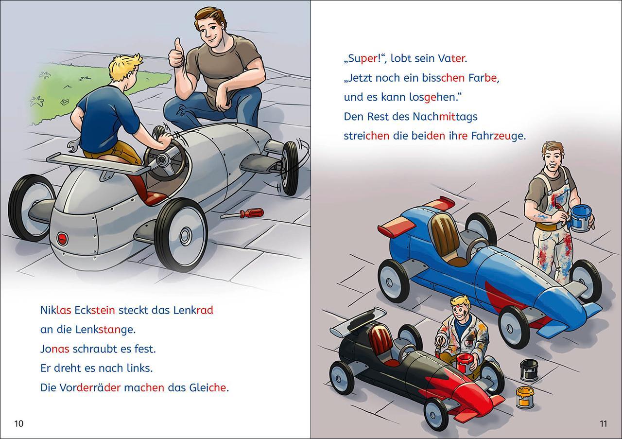 Bild: 9783743210608 | Leselöwen Lesetraining 2. Klasse - Vollgas auf der Rennstrecke | THiLO