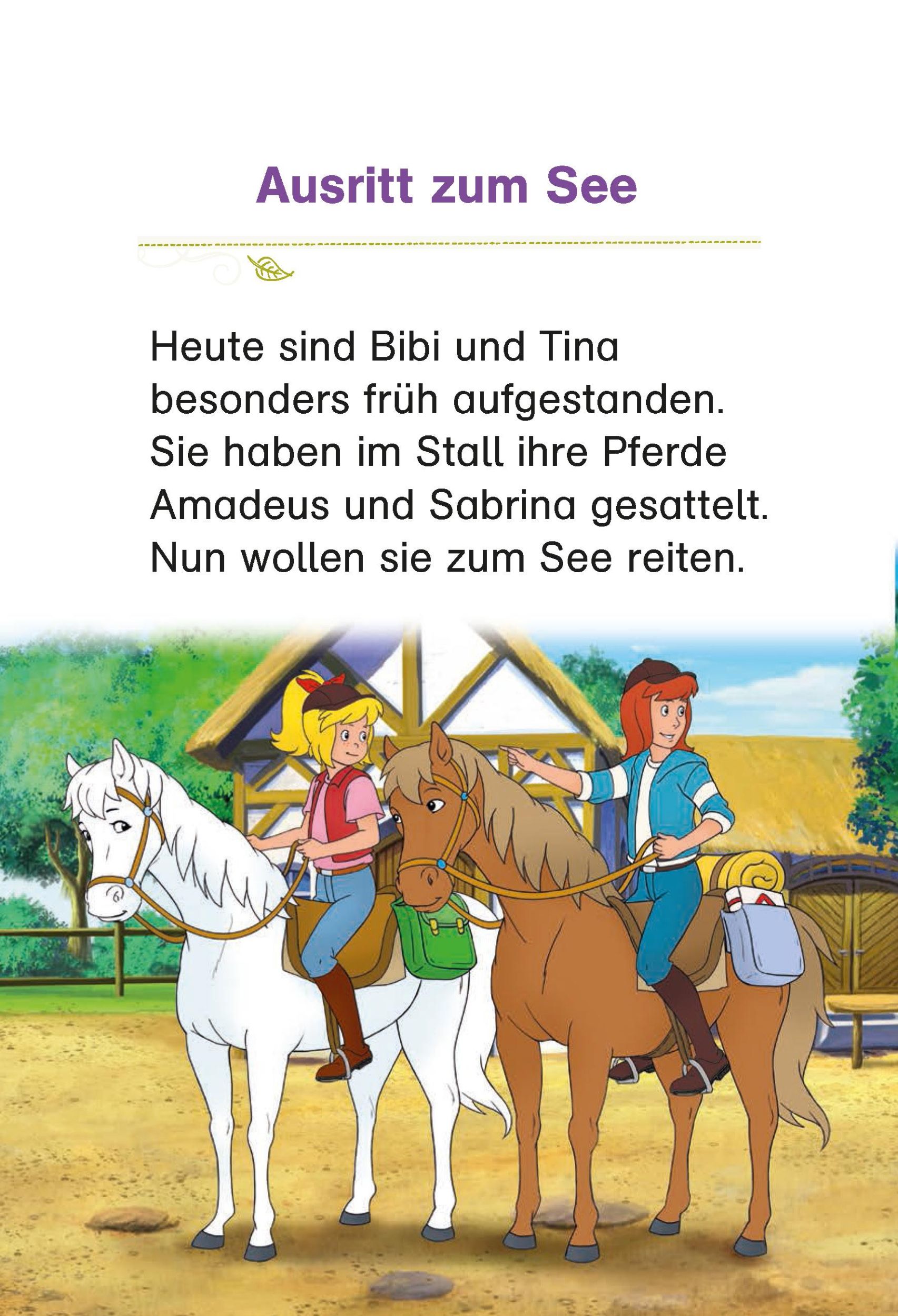 Bild: 9783129496930 | Bibi &amp; Tina: Tina in der Klemme | Leseanfänger 1. Klasse, ab 6 Jahren