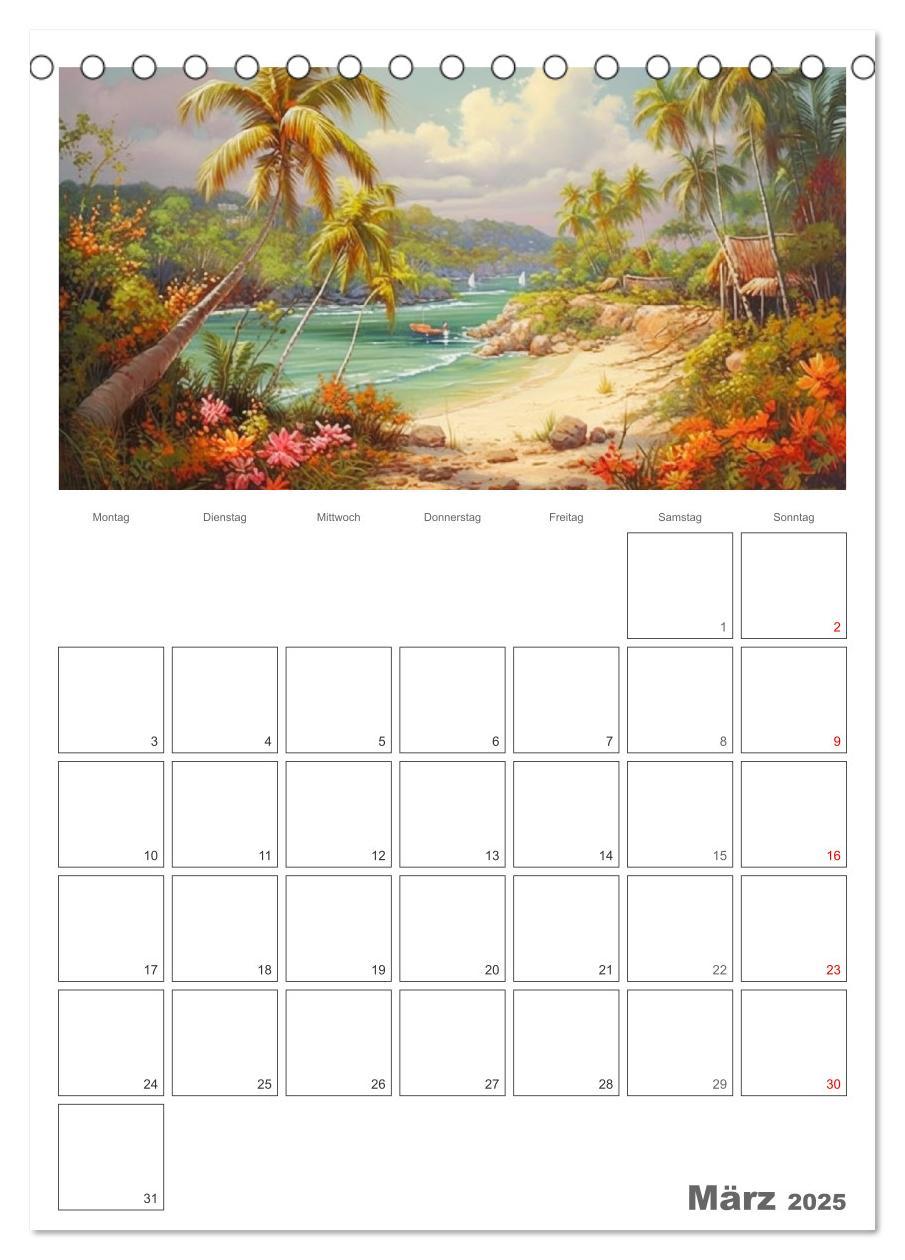 Bild: 9783435869831 | Die Karibik. Der Zauber tropischer Juwele (Tischkalender 2025 DIN...