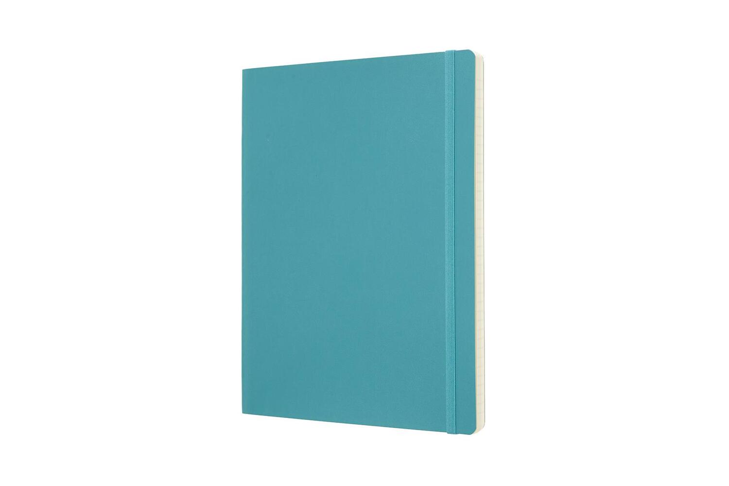 Bild: 8058341715543 | Moleskine Notizbuch Xlarge, Liniert, Soft Cover, Riff Blau | Moleskine