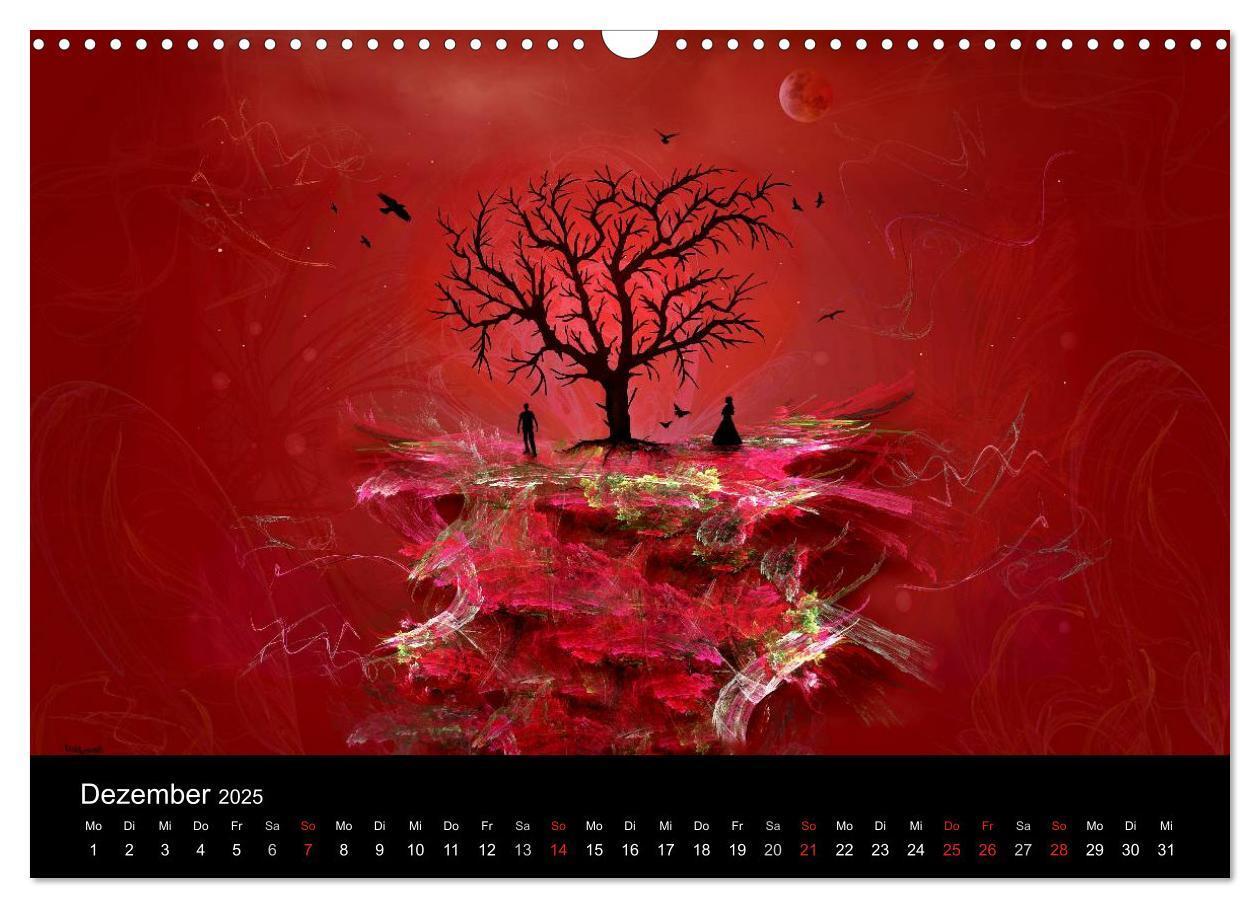 Bild: 9783435817771 | Der Fantasy Kalender (Wandkalender 2025 DIN A3 quer), CALVENDO...