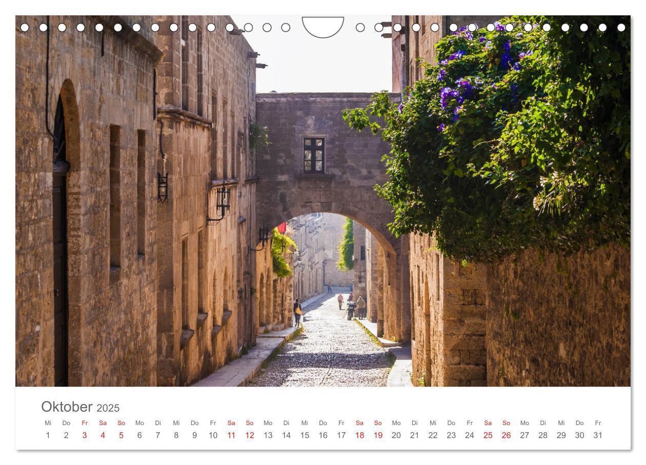 Bild: 9783435400737 | RHODOS Impressionen (Wandkalender 2025 DIN A4 quer), CALVENDO...