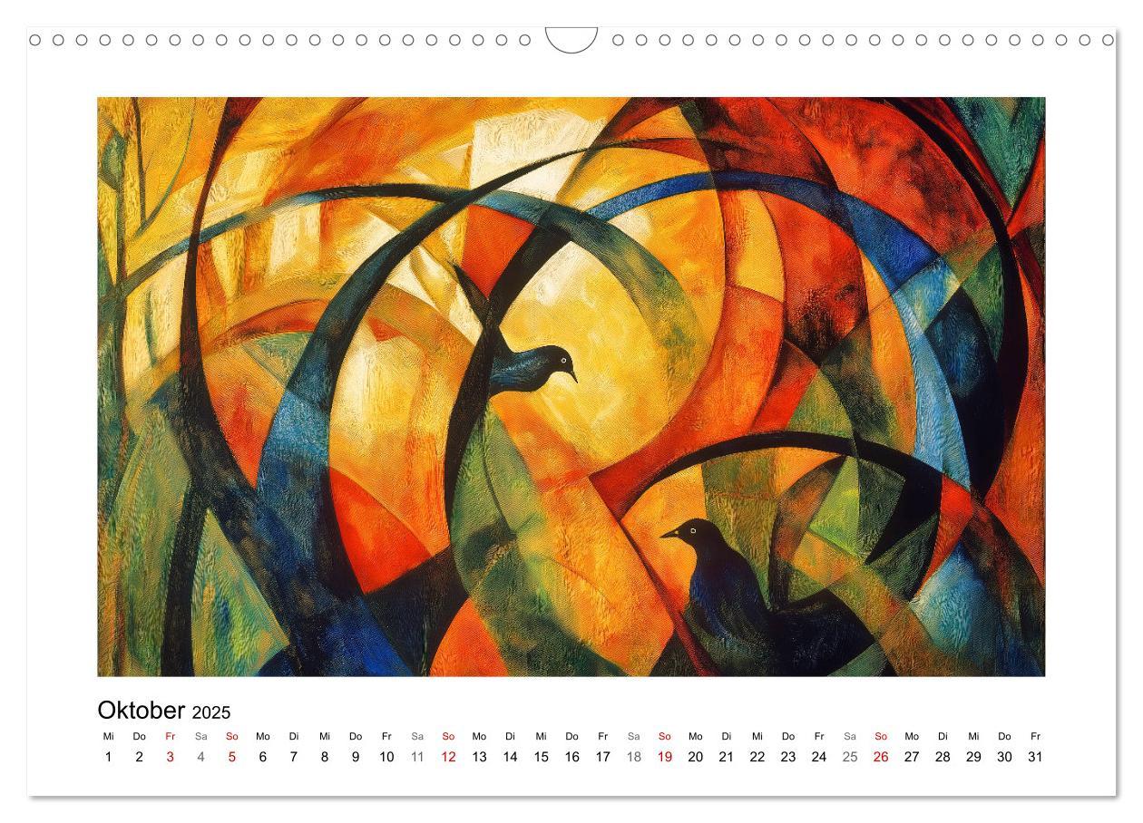 Bild: 9783457238158 | Expressionistisch durchs Jahr (Wandkalender 2025 DIN A3 quer),...