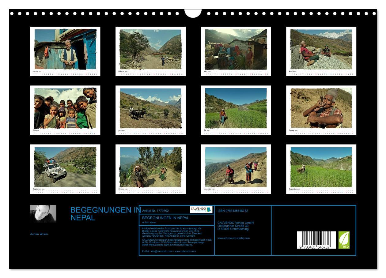 Bild: 9783435546732 | BEGEGNUNGEN IN NEPAL (Wandkalender 2025 DIN A3 quer), CALVENDO...