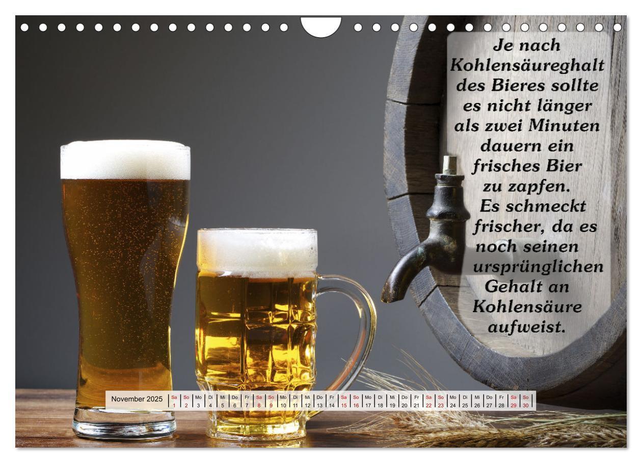 Bild: 9783435037094 | Wissenswertes über Bier (Wandkalender 2025 DIN A4 quer), CALVENDO...