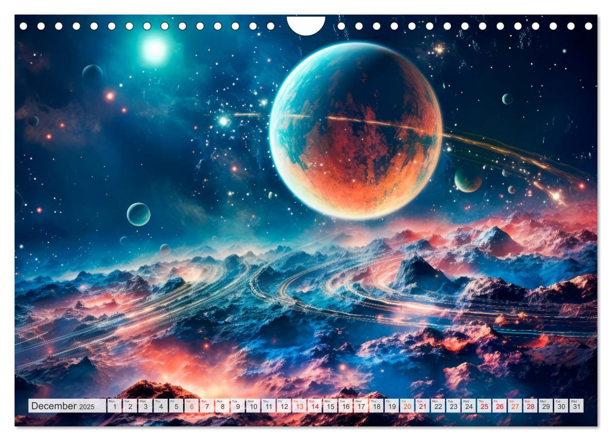 Bild: 9781325999927 | SCIENCE FICTION Life on distant planets (Wall Calendar 2025 DIN A4...