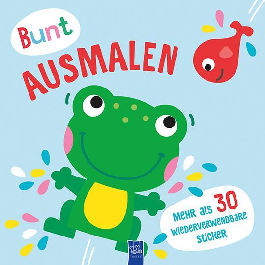 Cover: 9789464225693 | Bunt ausmalen (Cover blau / Frosch) | Taschenbuch | 32 S. | Deutsch