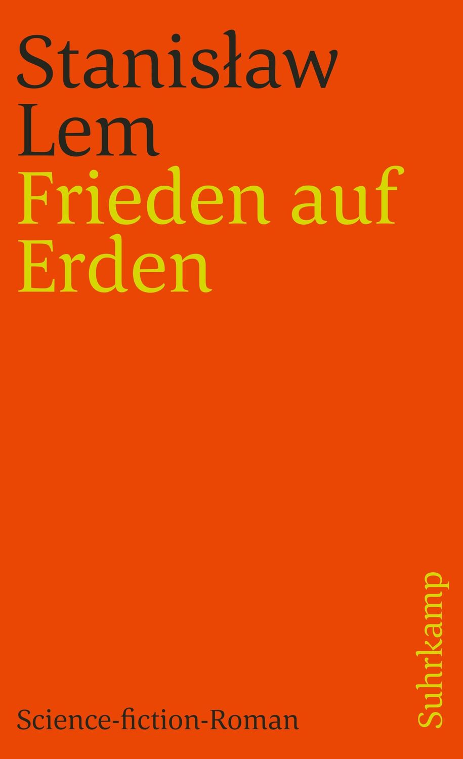 Cover: 9783518380741 | Frieden auf Erden | Stanislaw Lem | Taschenbuch | 275 S. | Deutsch