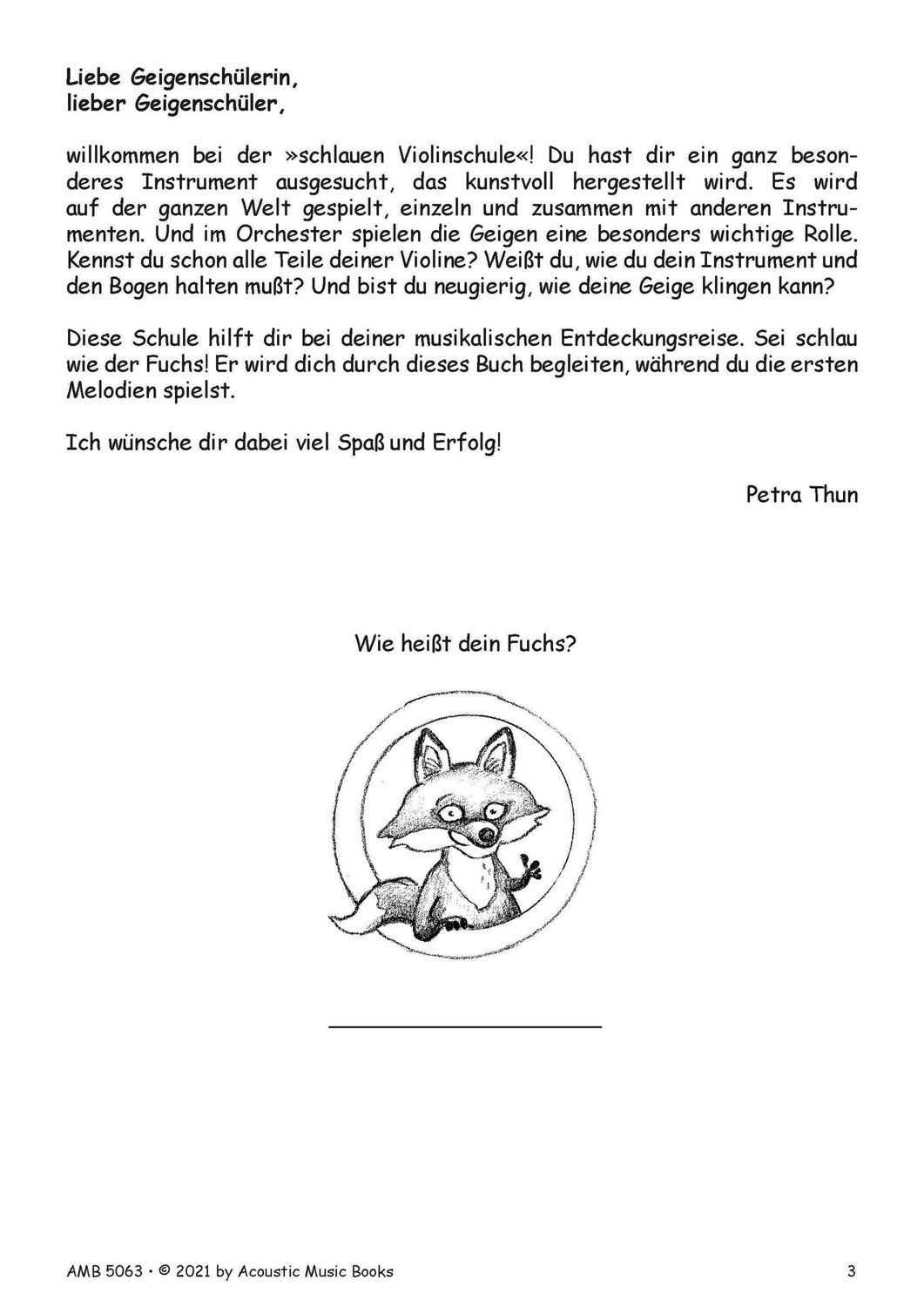 Bild: 9783869475639 | Die schlaue Violinschule für Kinder. Band 1 | Petra Thun | Taschenbuch