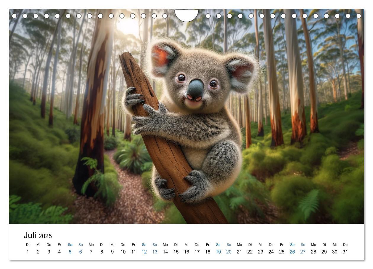 Bild: 9783383766541 | Baby-Tiere (Wandkalender 2025 DIN A4 quer), CALVENDO Monatskalender