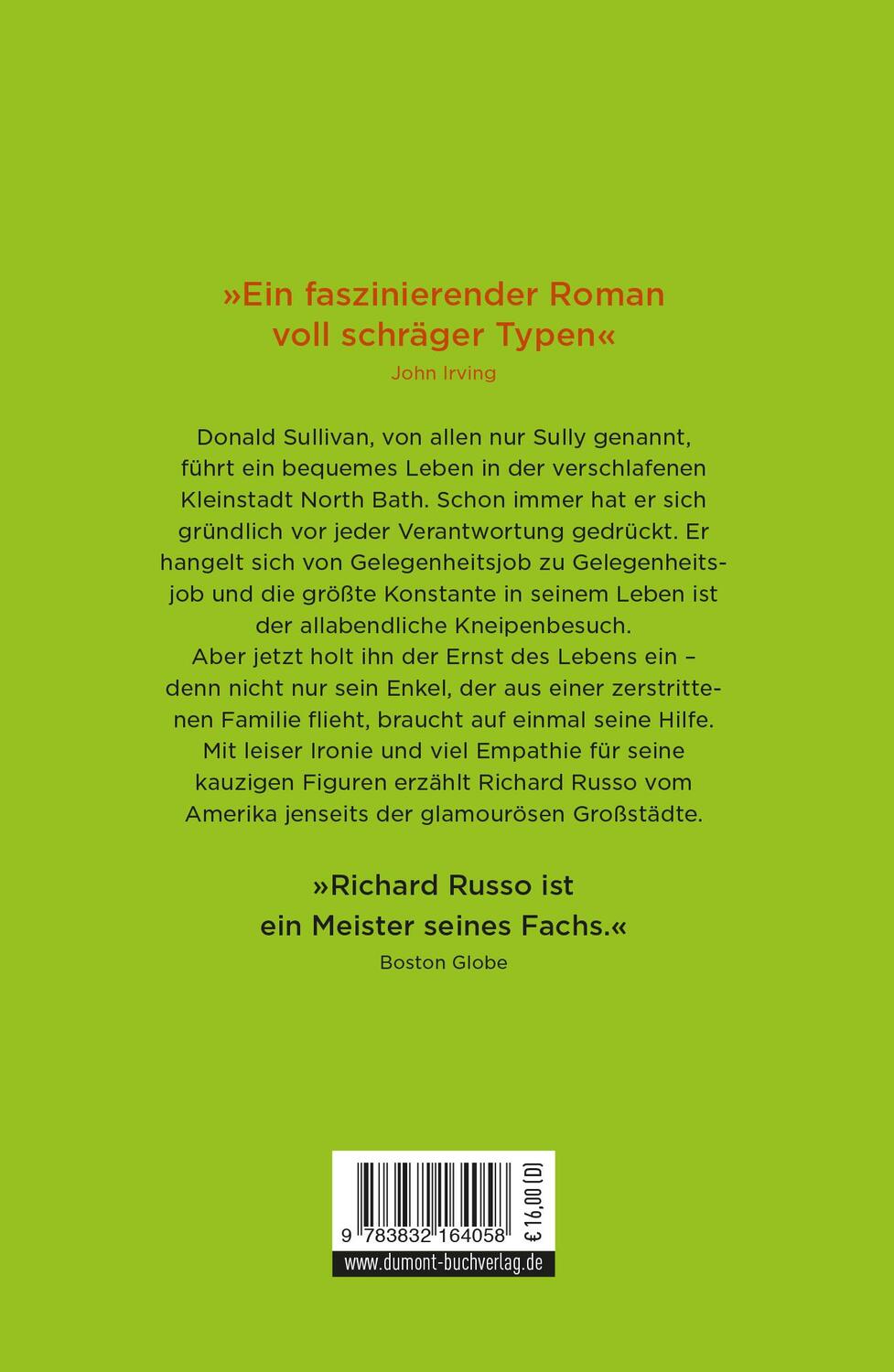 Rückseite: 9783832164058 | Ein grundzufriedener Mann | Richard Russo | Taschenbuch | 780 S.