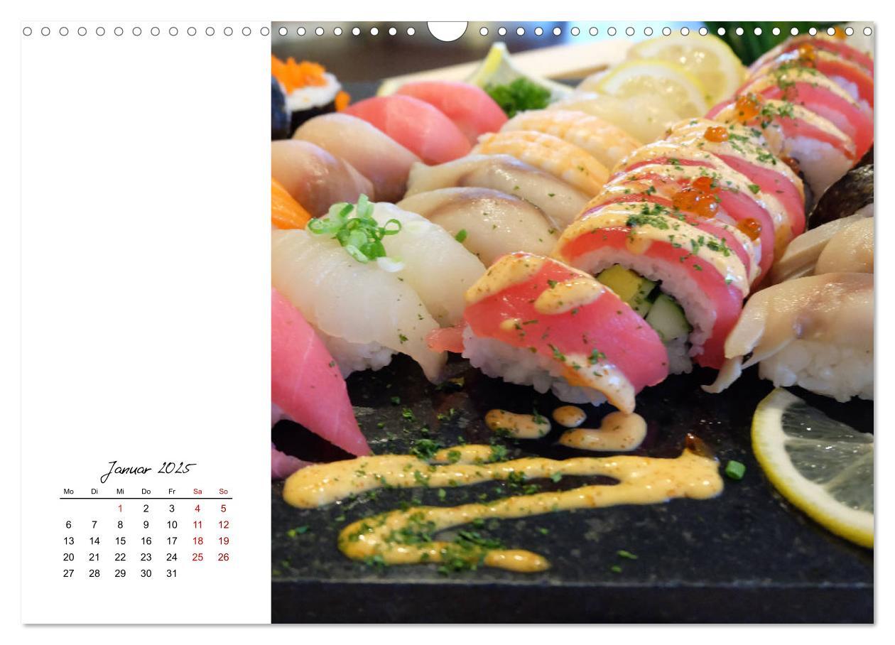 Bild: 9783435337873 | Sashimi und Sushi. Japans Köstlichkeiten (Wandkalender 2025 DIN A3...