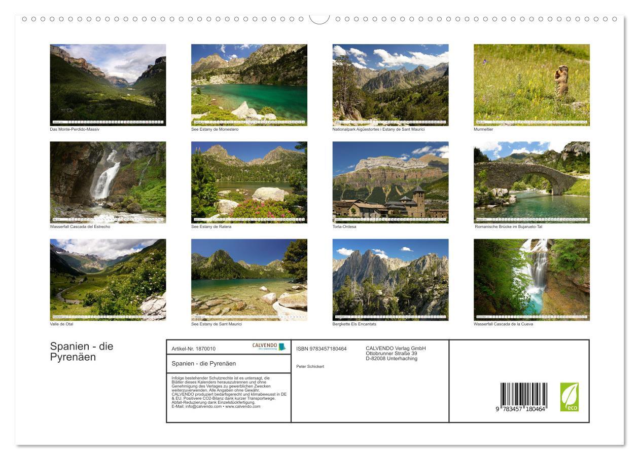 Bild: 9783457180464 | Spanien - die Pyrenäen (hochwertiger Premium Wandkalender 2025 DIN...