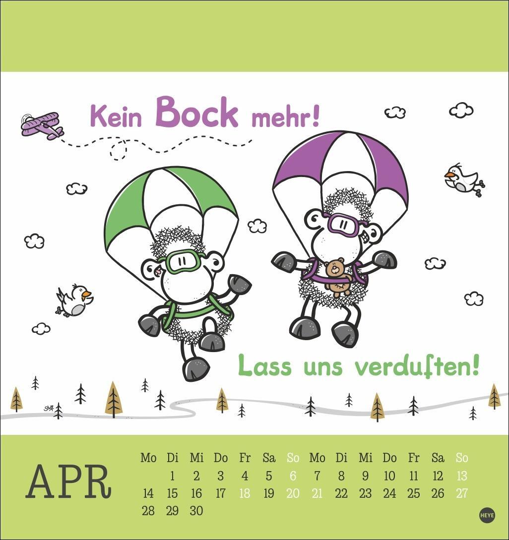 Bild: 9783756406968 | sheepworld Postkartenkalender 2025 | Heye | Kalender | Spiralbindung