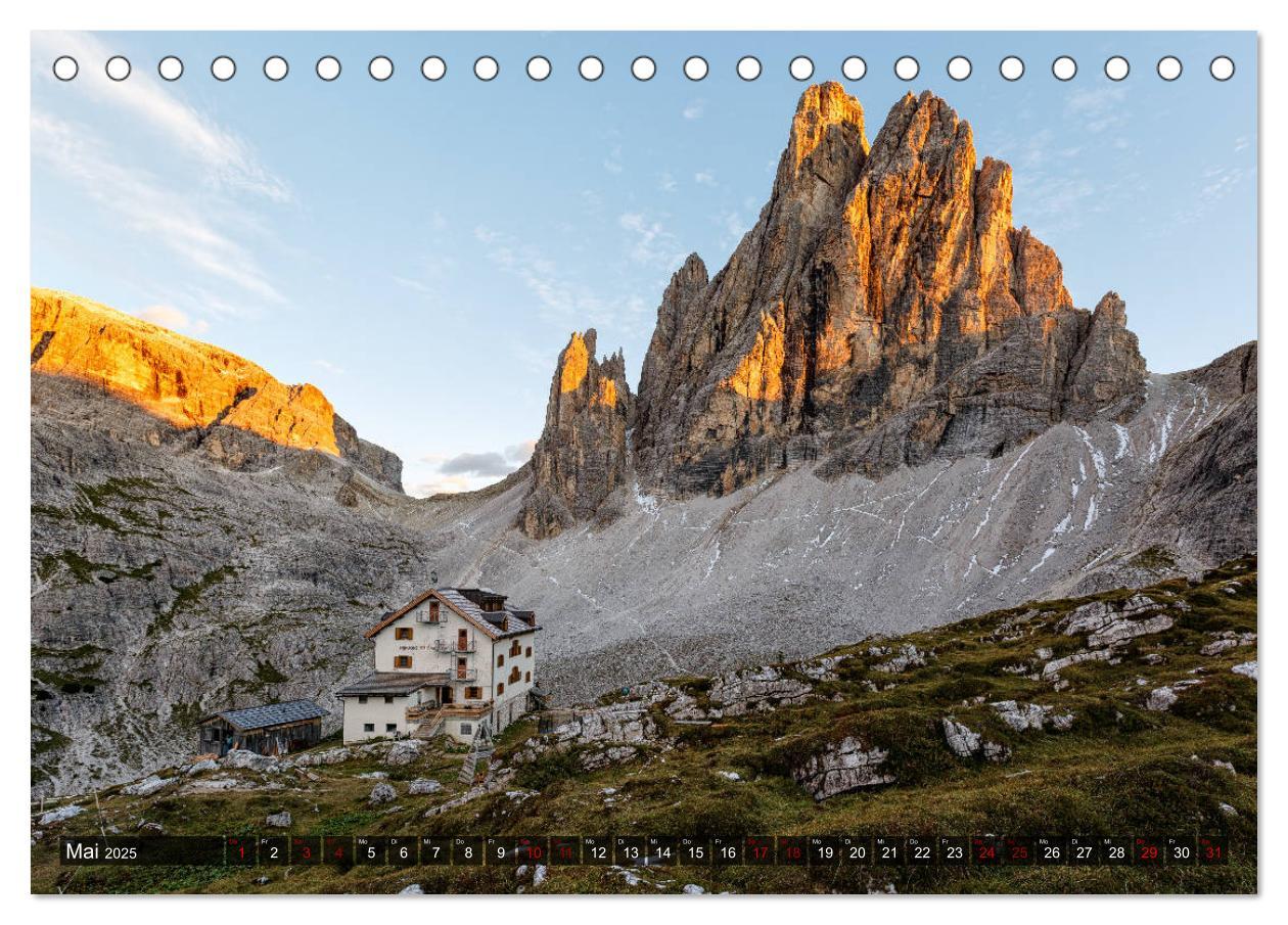 Bild: 9783435270231 | Hüttenzauber: Berghütten in den Alpen (Tischkalender 2025 DIN A5...