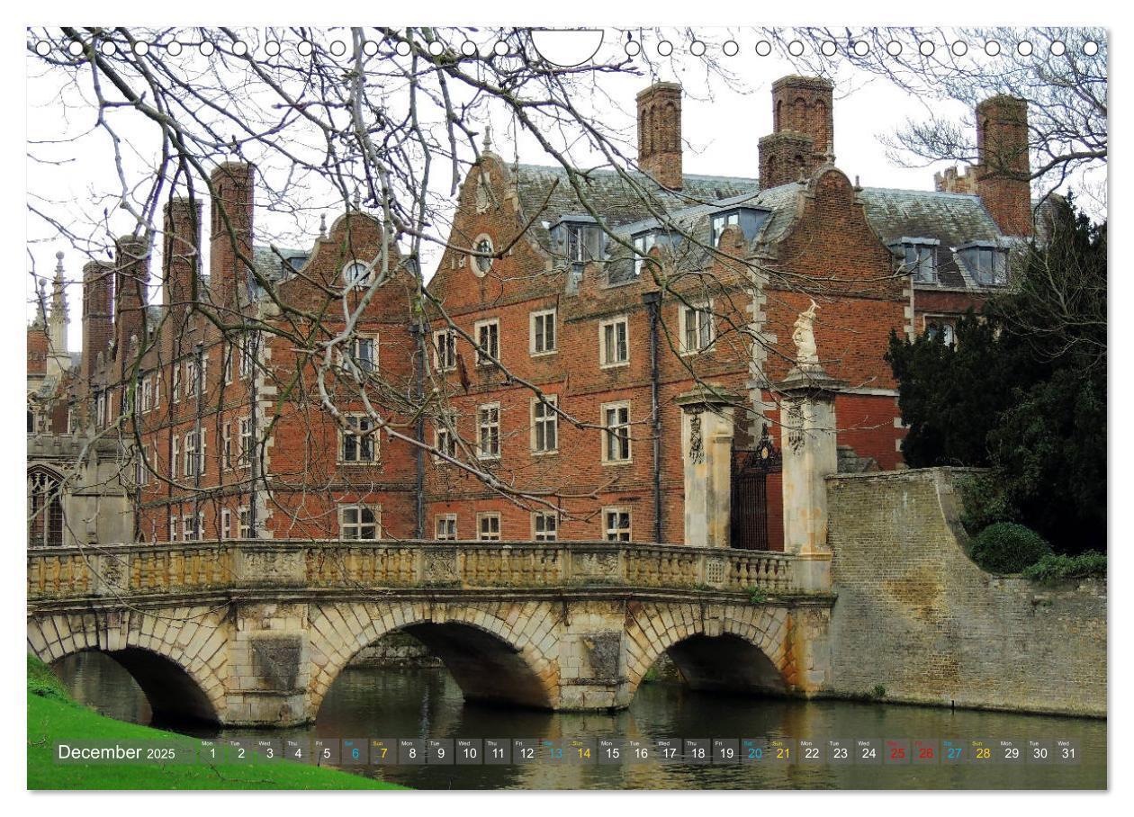 Bild: 9781325951208 | The historic Cambridge (Wall Calendar 2025 DIN A4 landscape),...