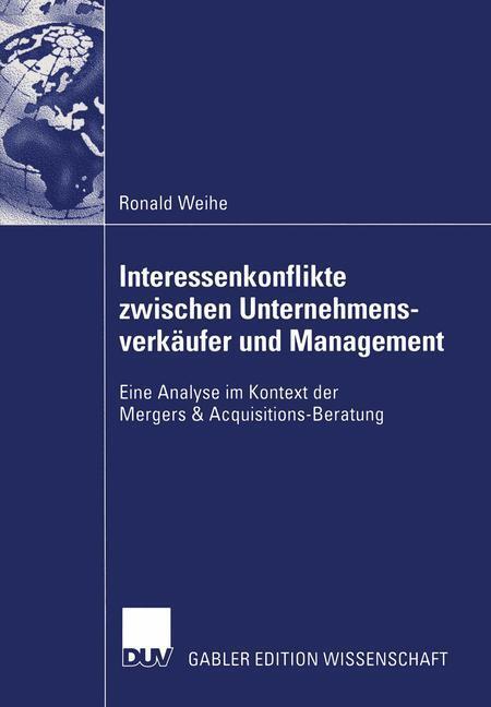 Cover: 9783824479306 | Interessenkonflikte zwischen Unternehmensverkäufer und Management