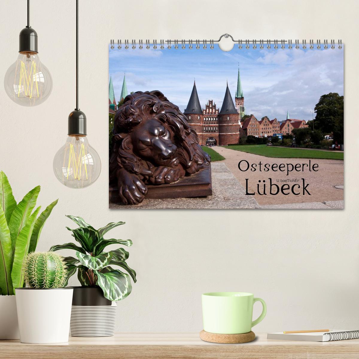 Bild: 9783435550074 | Ostseeperle Lübeck (Wandkalender 2025 DIN A4 quer), CALVENDO...