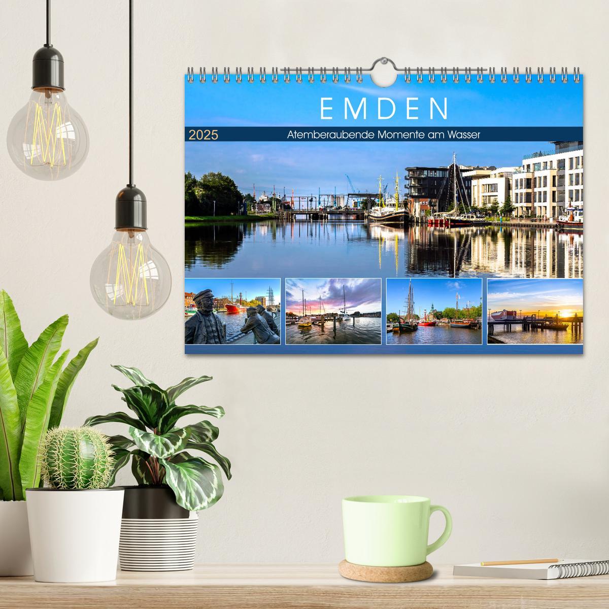 Bild: 9783435168644 | EMDEN Atemberaubende Momente am Wasser (Wandkalender 2025 DIN A4...