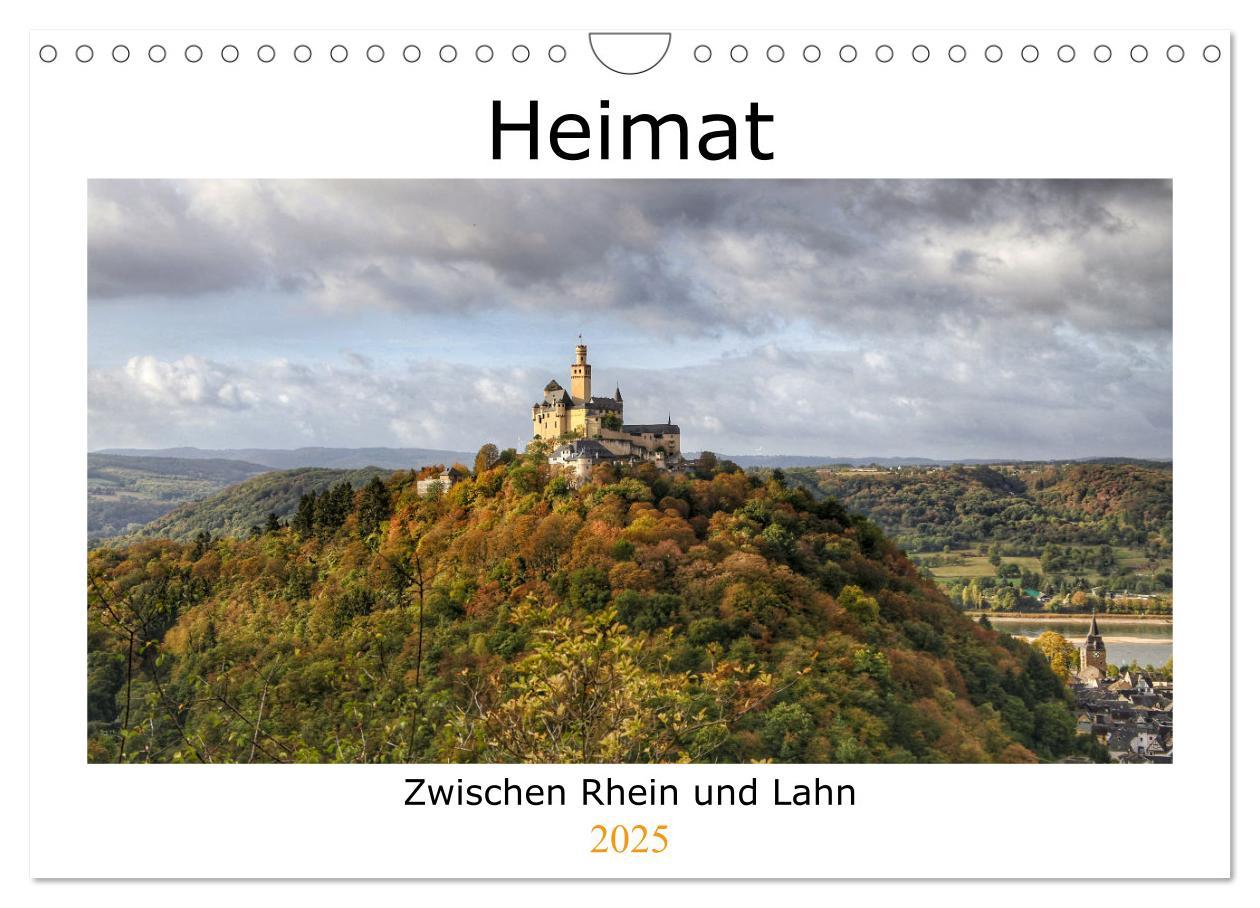 Cover: 9783435090938 | Heimat - Zwischen Rhein und Lahn (Wandkalender 2025 DIN A4 quer),...