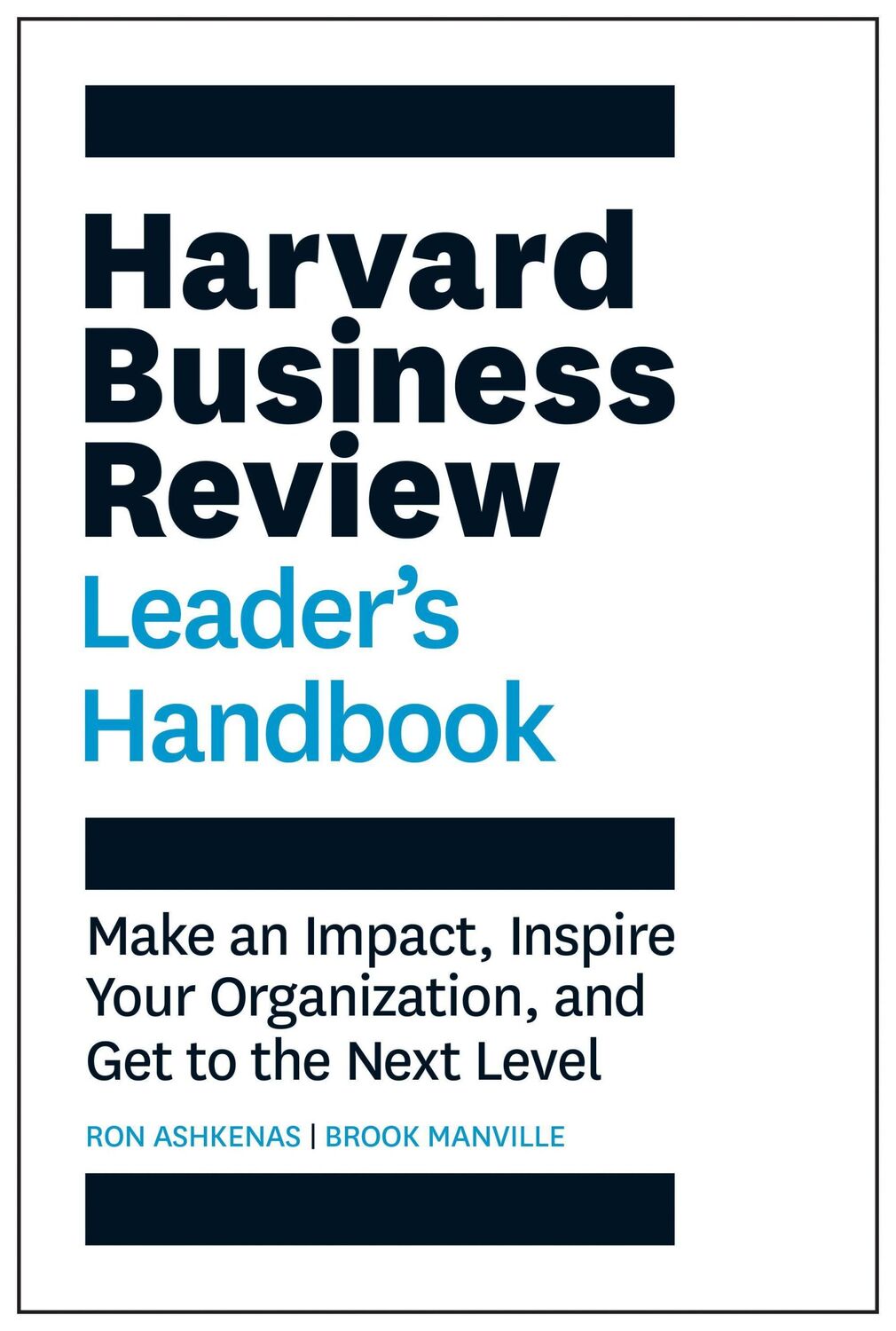 Cover: 9781633693746 | The Harvard Business Review Leader's Handbook | Ron Ashkenas (u. a.)