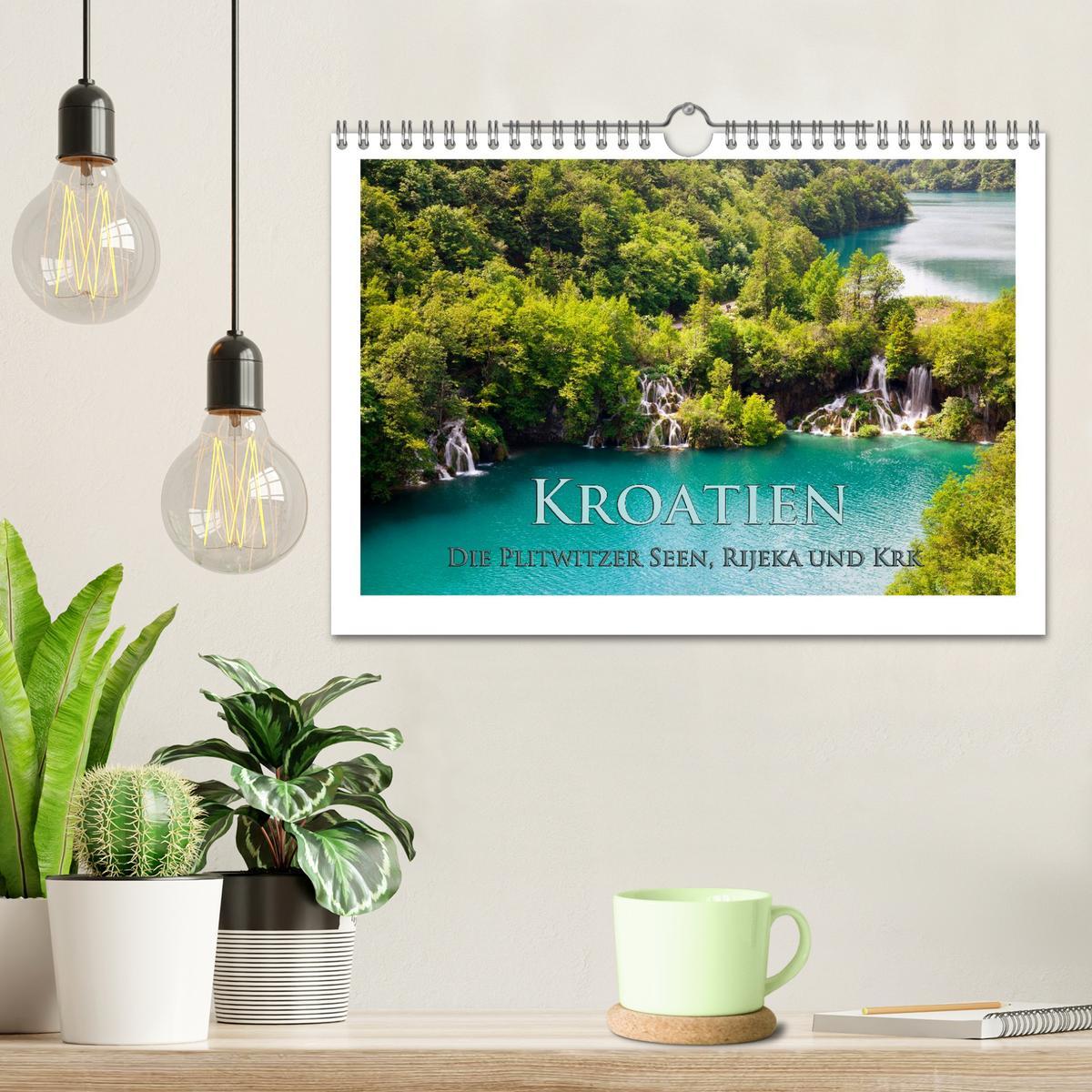 Bild: 9783435688050 | Kroatien - Plitwitzer Seen, Rijeka und Krk (Wandkalender 2025 DIN...