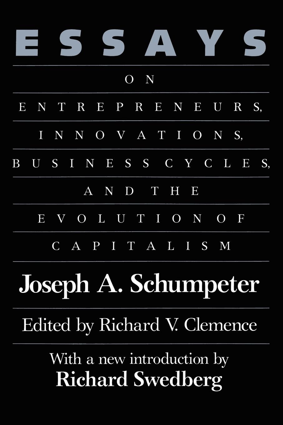 Cover: 9780887387647 | Essays | Joseph A. Schumpeter | Taschenbuch | Englisch | 1989