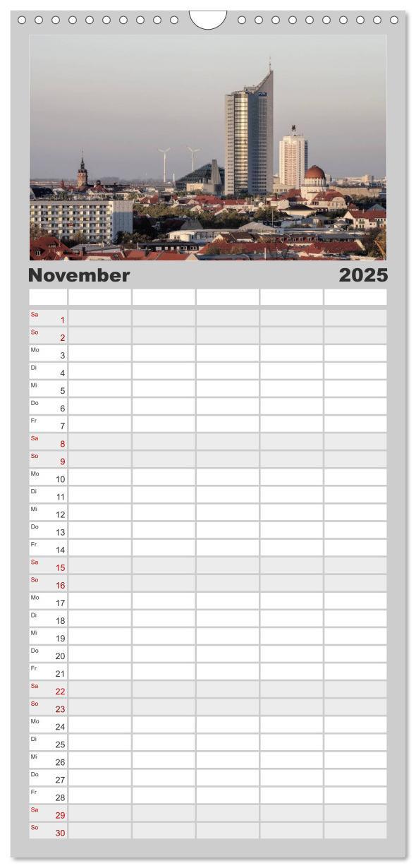 Bild: 9783457104569 | Familienplaner 2025 - Reise durch Leipzig mit 5 Spalten...
