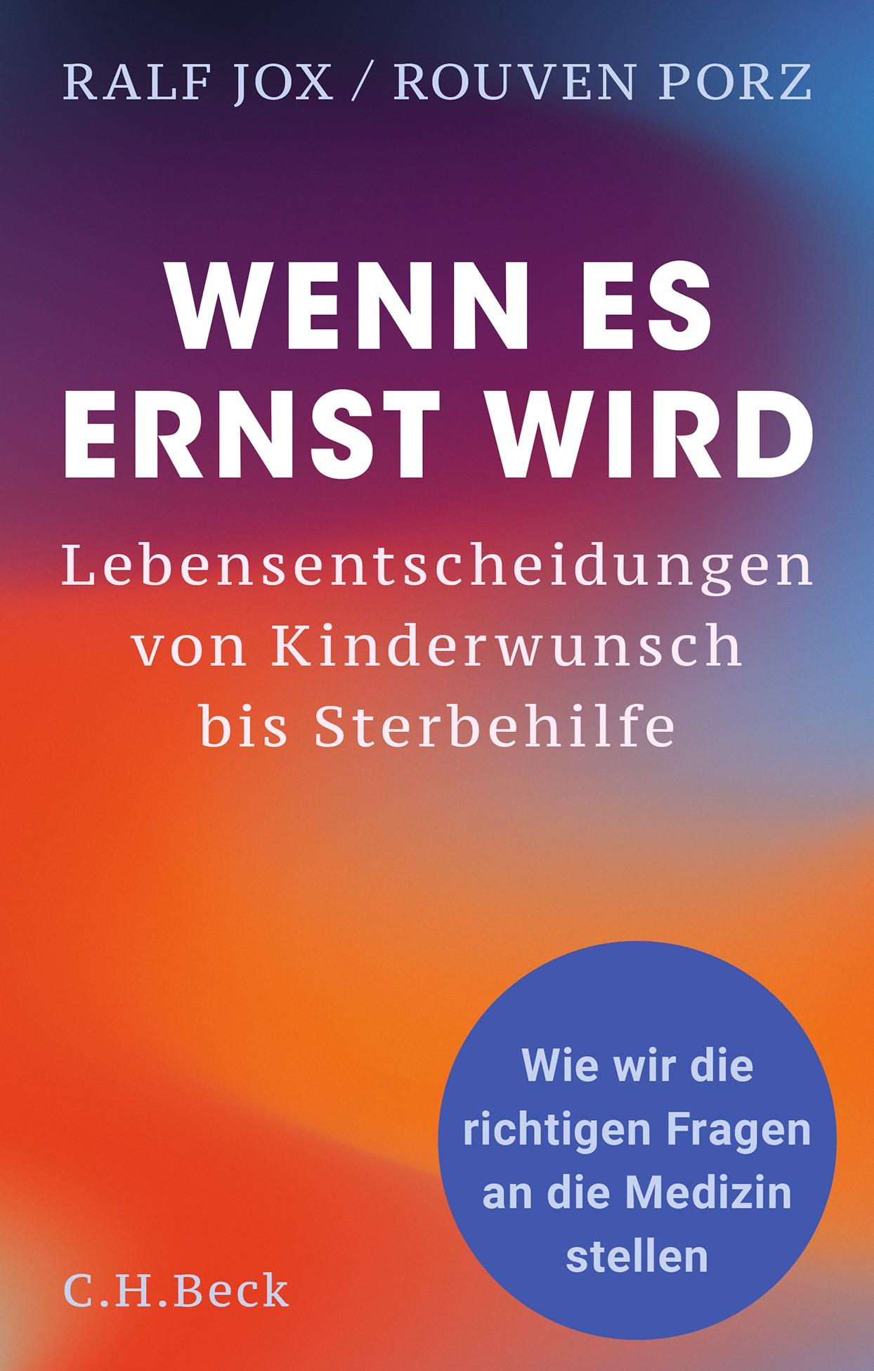 Cover: 9783406829970 | Wenn es ernst wird | Ralf Jox (u. a.) | Buch | 240 S. | Deutsch | 2025