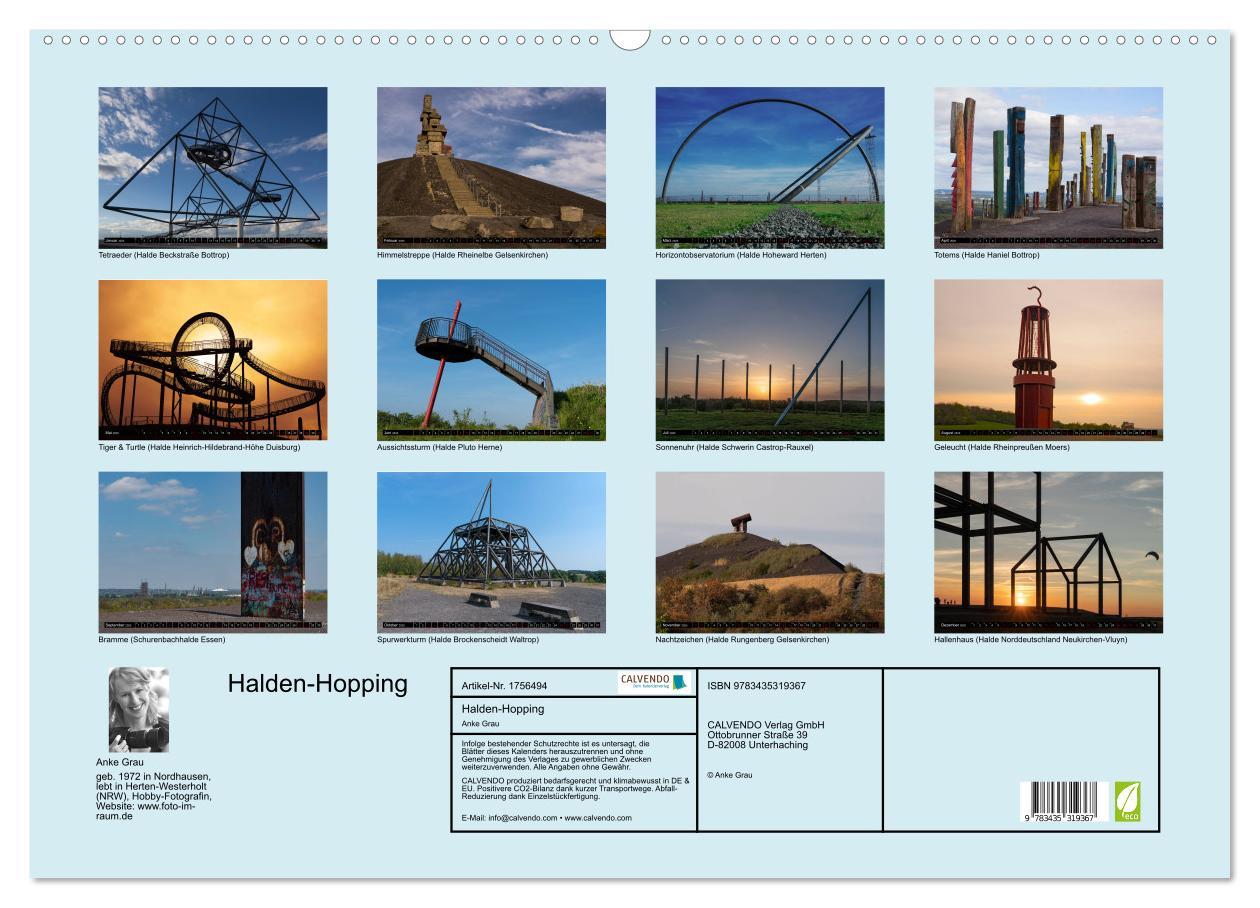 Bild: 9783435319367 | Halden-Hopping (Wandkalender 2025 DIN A2 quer), CALVENDO...