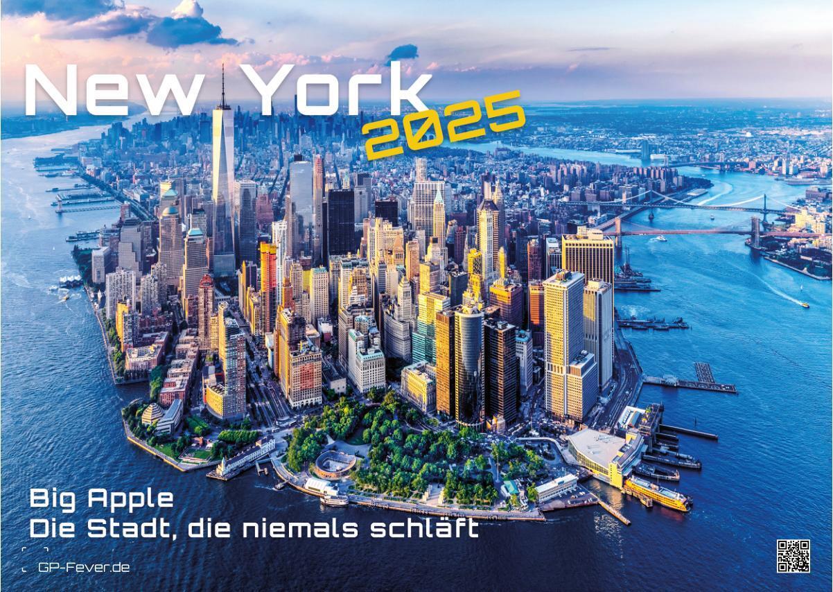 Cover: 9783986734206 | New York - die Stadt, die niemals schläft - 2025 - Kalender DIN A3