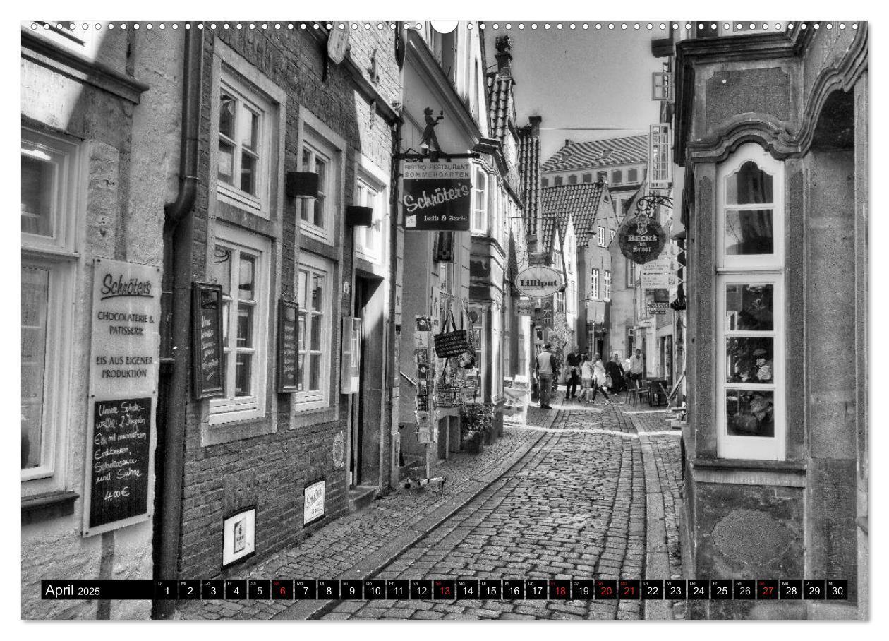 Bild: 9783435587971 | Historisches Bremen (Wandkalender 2025 DIN A2 quer), CALVENDO...