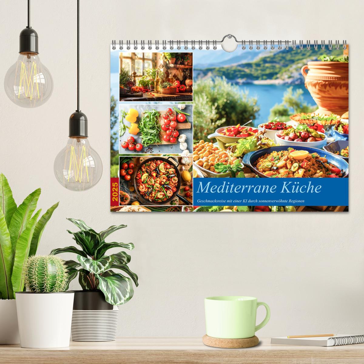 Bild: 9783383809750 | Mediterrane Küche (Wandkalender 2025 DIN A4 quer), CALVENDO...